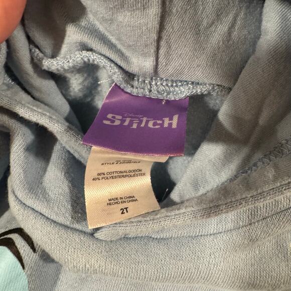 Disney Stitch Toddler 2T Pullover Hooded Sweater - Picture 3 of 4